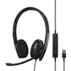 EPOS EPOS ADAPT 160T USB II - Headset - On-Ear - kabelgebunden Micro-casque supra-auriculaire filaire Stereo noir Noise Cancelling volume réglable, mise en sourdine du microphone téléphone