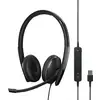 EPOS EPOS - SENNHEISER Micro-casque supra-auriculaire filaire Stereo noir Noise Cancelling volume réglable, mise en sourdine du microphone téléphone