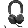 Micro-casque supra-auriculaire Jabra Evolve2 75 téléphone Bluetooth, filaire Stereo noir Suppression du bruit du microphone