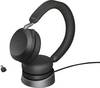 Jabra Evolve2 75 Micro-casque supra-auriculaire filaire noir affichage de la charge de la batterie, mise en sourdine du microphone téléphone