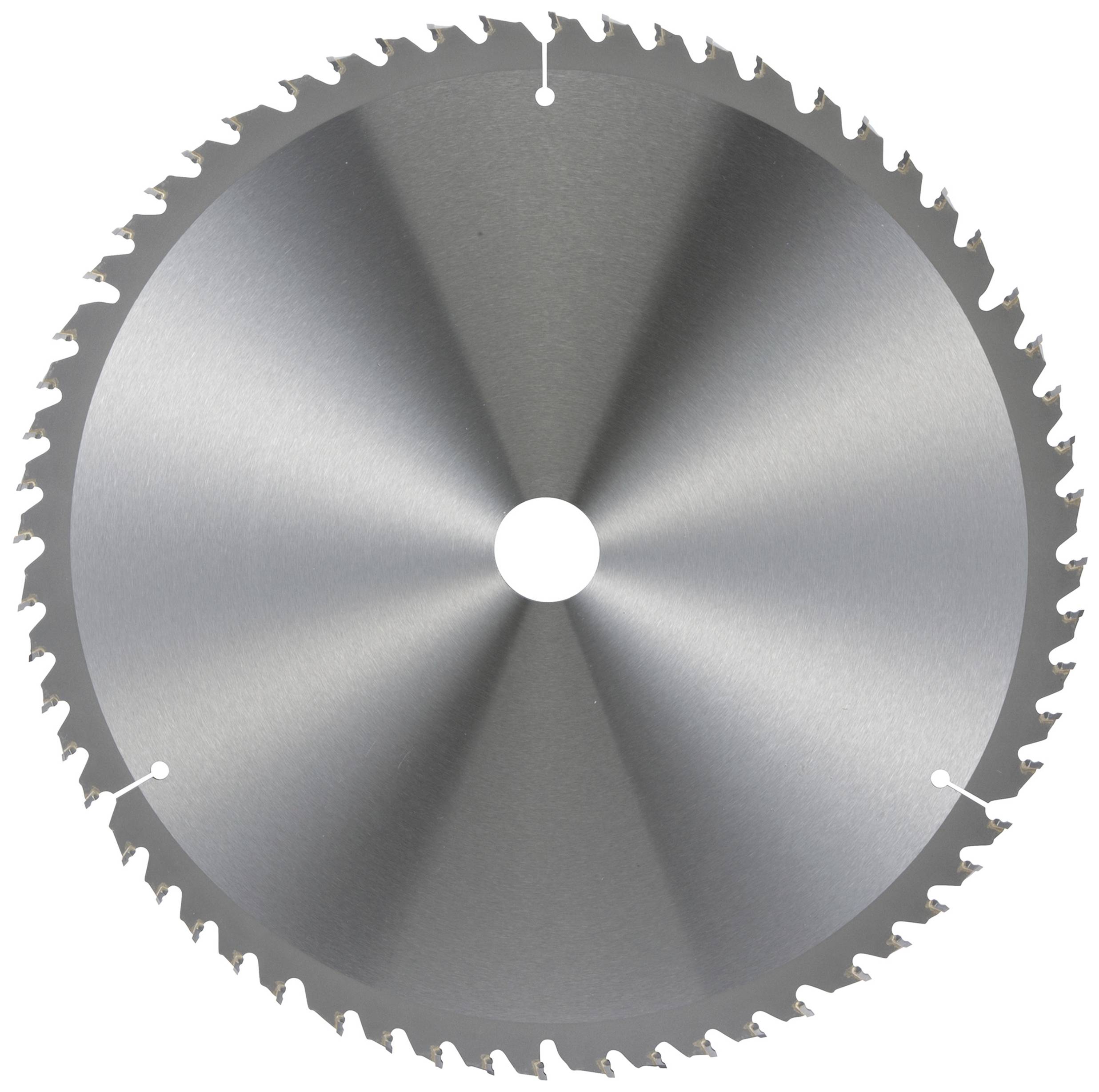 Lame de scie circulaire à dents acérées, fabriquée en métal, destinée à couper du bois ou d'autres matériaux.