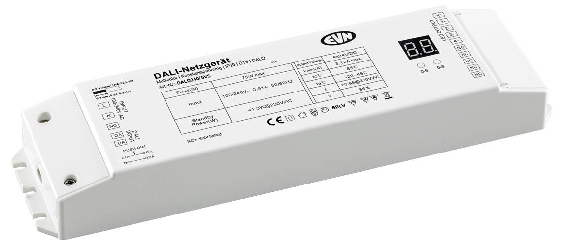 EVN DALD24075VS Variateur LED 244 mm 64 mm-1