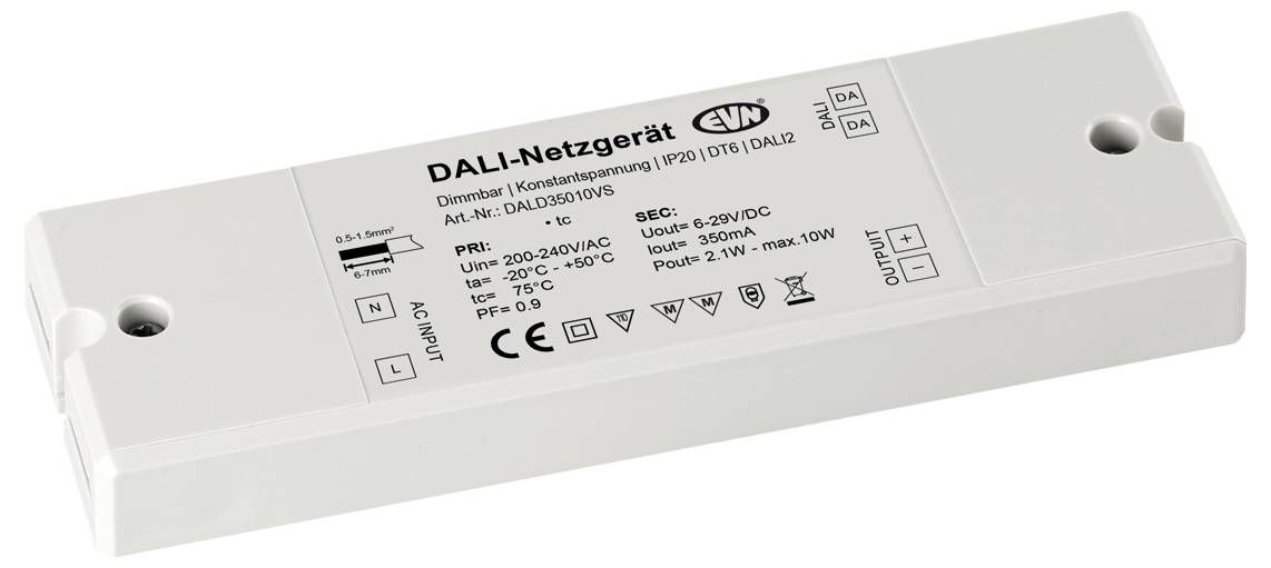 EVN DALD35010VS Variateur LED 10 W 145 mm 47 mm 47 mm-1