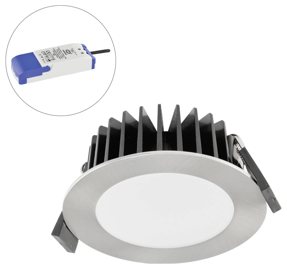 EVN L44101340 L44101340 Luminaire à LED encastrable LED LED intégrée 10 W chrome-1