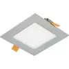 EVN LPQ123502 LPQ123502 Panneau LED encastrable 9 W blanc chaud argent