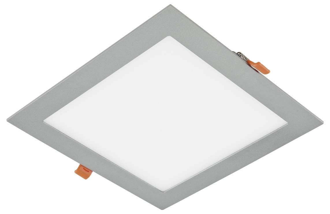 EVN LPQ223502 LPQ223502 Panneau LED encastrable 21 W blanc chaud argent-1