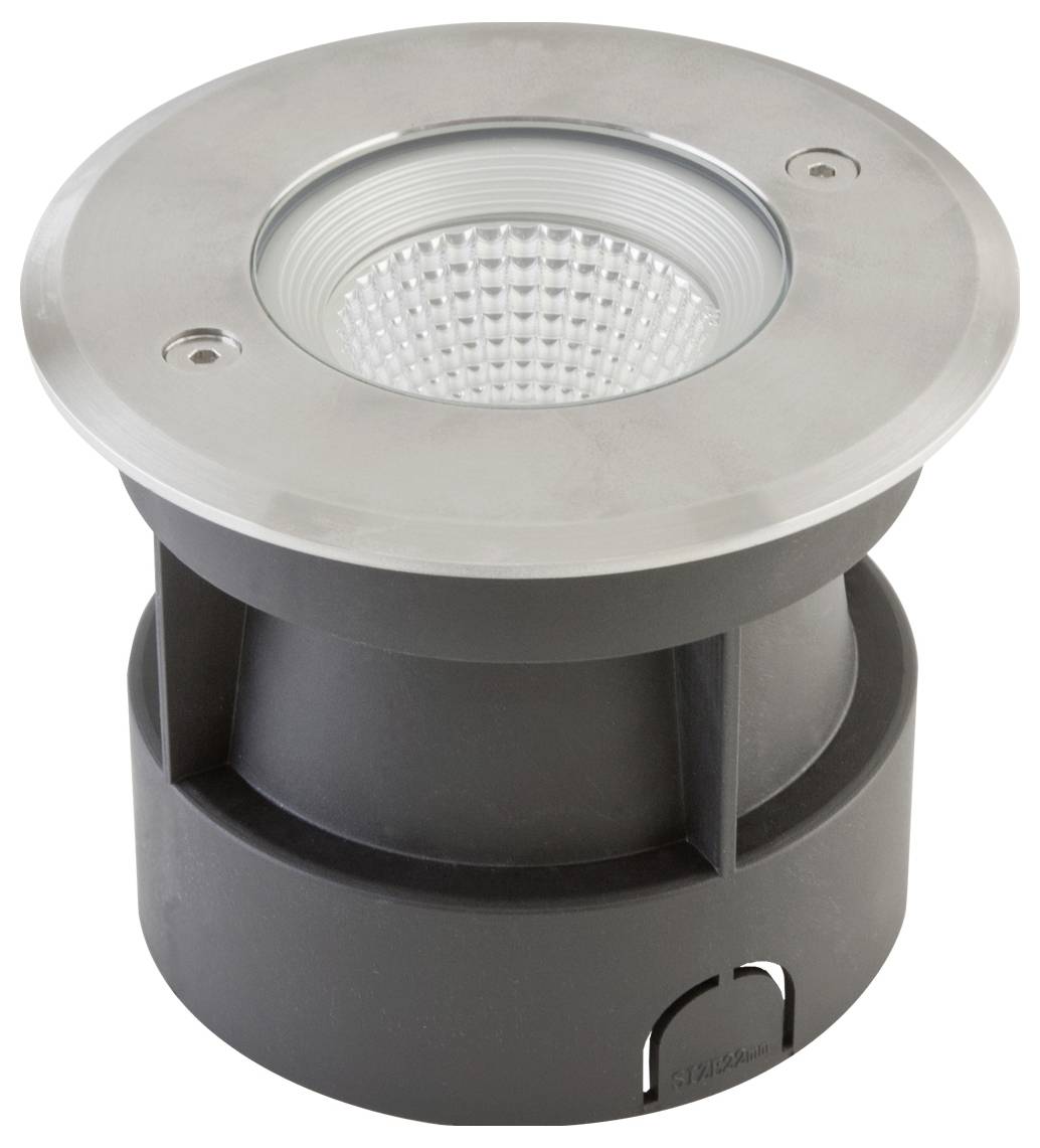 EVN PC67106002N PC67106002N Éclairage encastré dans le sol Source lumineuse non remplaçable LED 6 W acier inoxydable-1