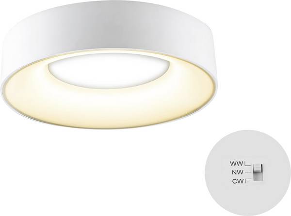 EVN R30180125 R30180125 Plafonnier LED LED LED intégrée  18 W blanc