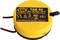 Transformateur électronique rond jaune étiqueté « EVN TAB 50 », avec des fils noirs et un texte indiquant min. 20/max. 50 W, 230V primaire et 11.5V secondaire.