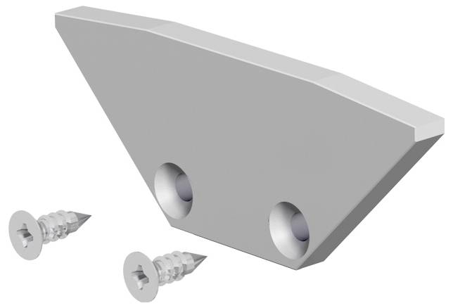 EVN APTE EAP APTEEAP Capuchon d'extrémité pour profilé aluminium (L x l x H) 3 x 40.00 x 15 mm Piece 1 pc(s)-1