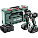 Perceuse-visseuse sans fil, Clé à chocs sans fil Metabo BSLBL+SSWLT300BL 685203000 18 V 5.2 Ah Li-Ion + batterie, + char