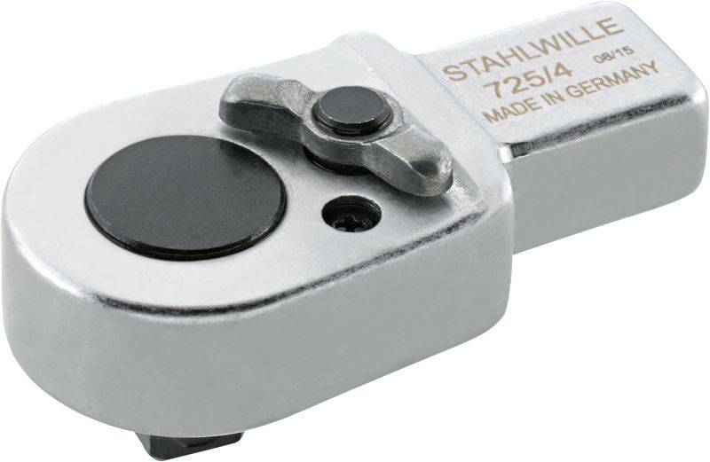 Adaptateur de cliquet Stahlwille 725/4, en métal, marqué 'Made in Germany'.