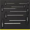 Stahlwille TCS 10768/8 Jeu de clés mâles coudées 2 mm, 2.5 mm, 3 mm, 4 mm, 5 mm, 6 mm 8 pièces