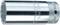 Clé à cliquet métallique, cylindrique, gravée 'STAHLWILLE CHROME ALLOY GERMANY', utilisée pour les travaux de vissage.