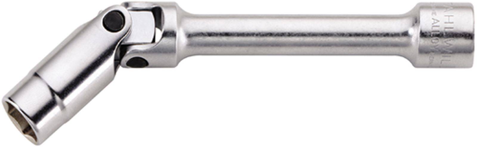 Adaptateur de clé à cardan universel en chrome vanadium, 3/8 pouce, couleur argent, pour connexion flexible dans des zones difficiles d'accès.