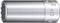Embout de clé à douille métallique, cylindrique, avec embase intérieure à 12 pans, adapté pour écrous et vis.
