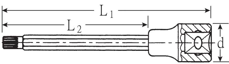 Diagramme en noir et blanc avec une flèche horizontale pointant vers la droite. Au-dessus de la flèche est inscrit « L1 ».