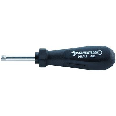 Un tournevis avec un manche noir de la marque 'Stahlwille', modèle 'Drall 400', est posé sur le côté, pointant vers la gauche.