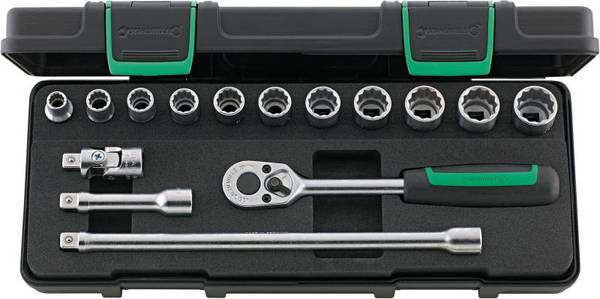Stahlwille 45/11/4 KN Jeu de clés à douille  3/8" (10 mm)  96021109
