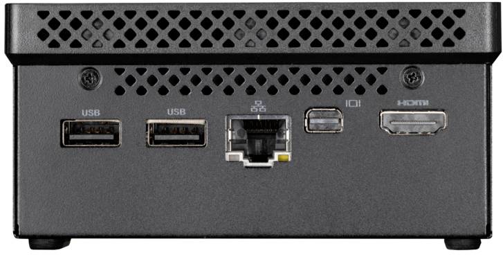 Gigabyte Mini-PC (HTPC) Brix Intel® Celeron® Celeron® N4500 2.8 GHz 8 GB RAM 120 GB SSD Intel Win 11 Pro GB-BMCE-4500C P-1