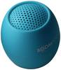 Boompods Zero Talk Enceinte Bluetooth Amazon Alexa intégré directement, fonction mains libres, anti-chocs, étanche à l'eau bleu