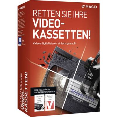 Magix Retten Sie Ihre Videokassetten! (2022) version complète, 1 licence Windows Logiciel de sauvegarde