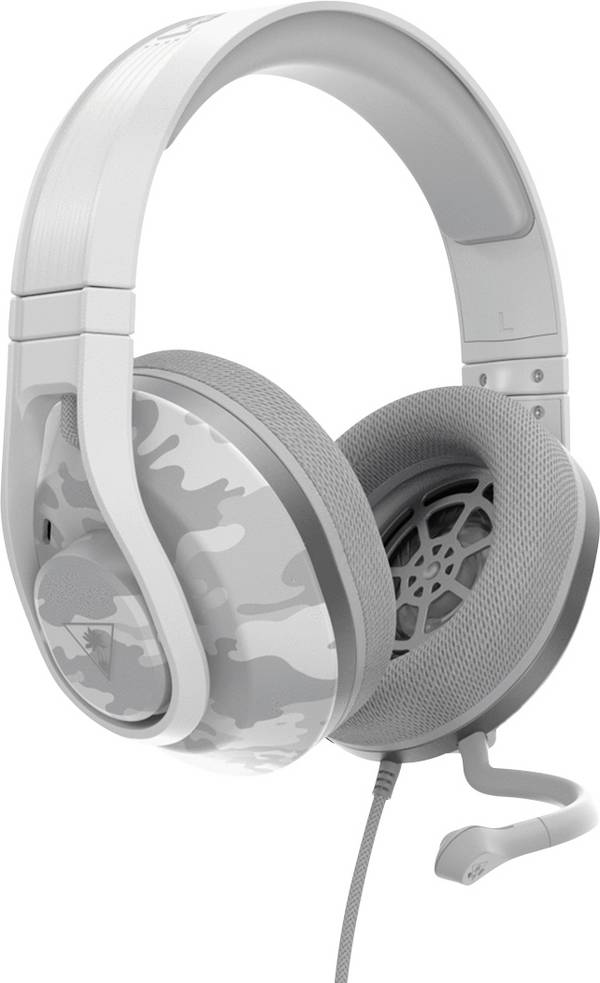 Turtle Beach Recon™ 500 Micro-casque supra-auriculaire filaire Stereo blanc, camouflage Suppression du bruit du microphone volume réglable Gaming