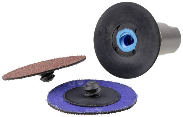 Wolfcraft 5607000 Jeu de disques abrasifs pour meuleuse d'angle, 4 pièces Diamètre 50 mm