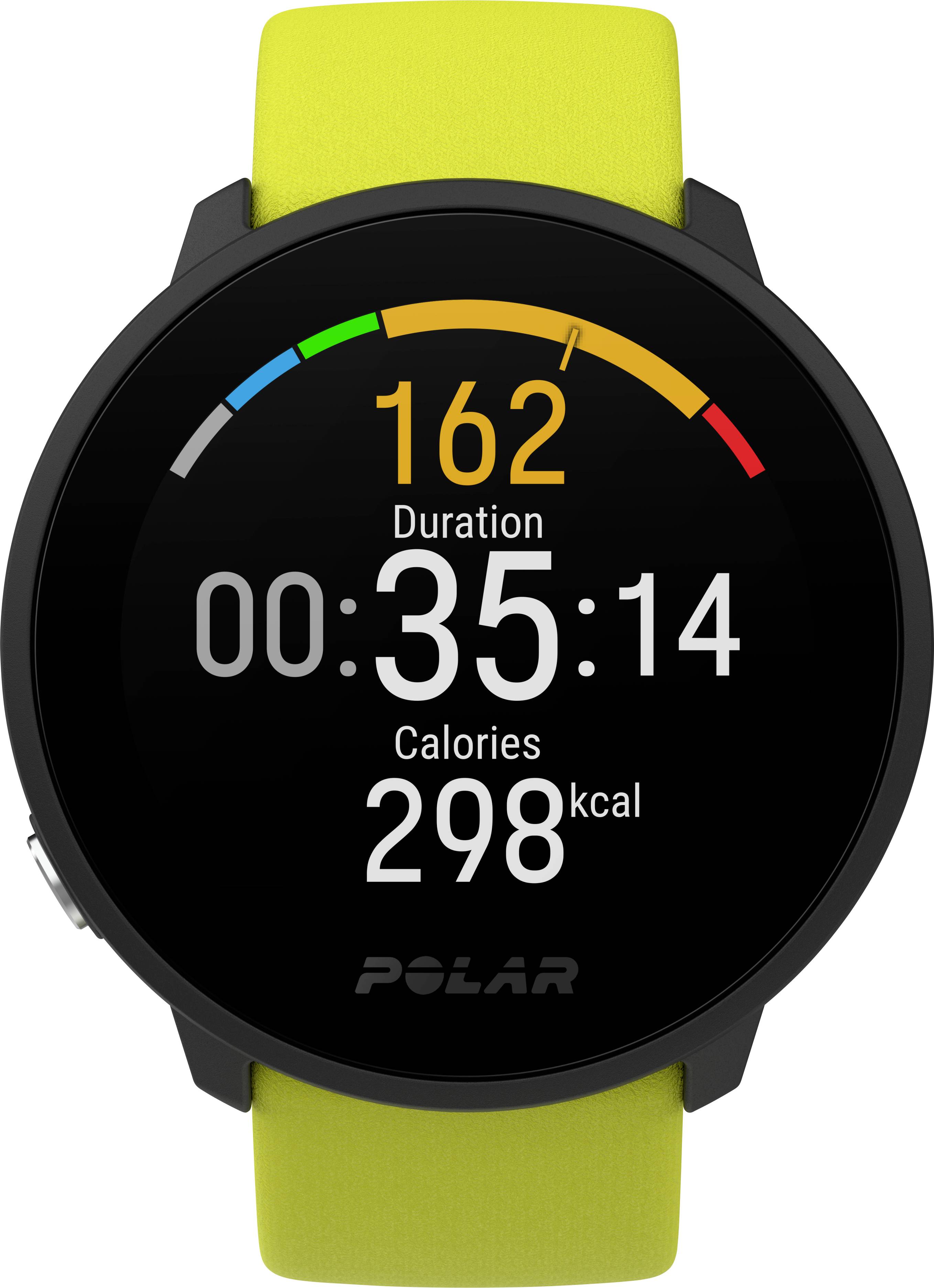 Polar Unite Montre cardio avec capteur intégré 43 mm citron vert-5