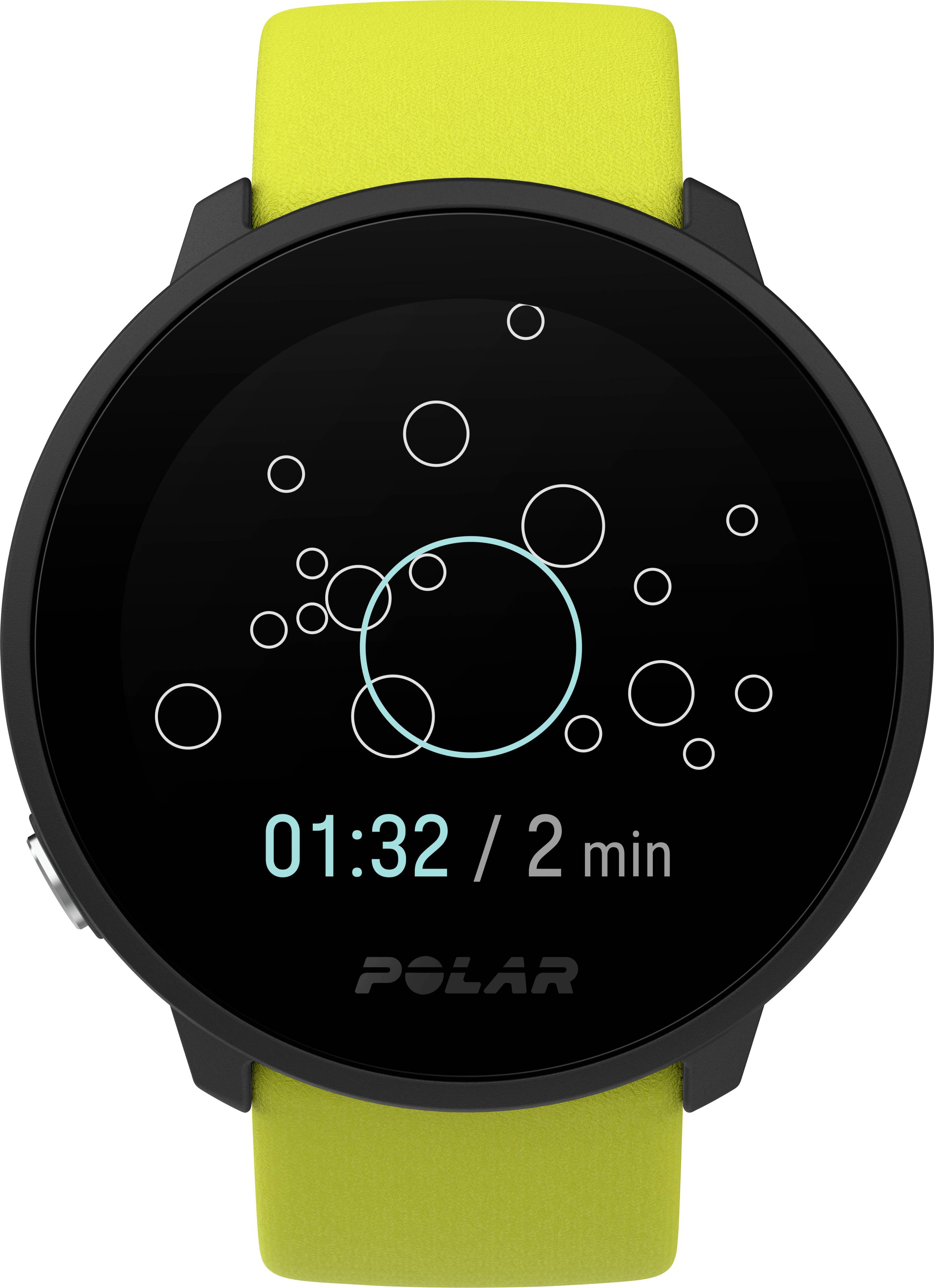 Polar Unite Montre cardio avec capteur intégré 43 mm citron vert-8