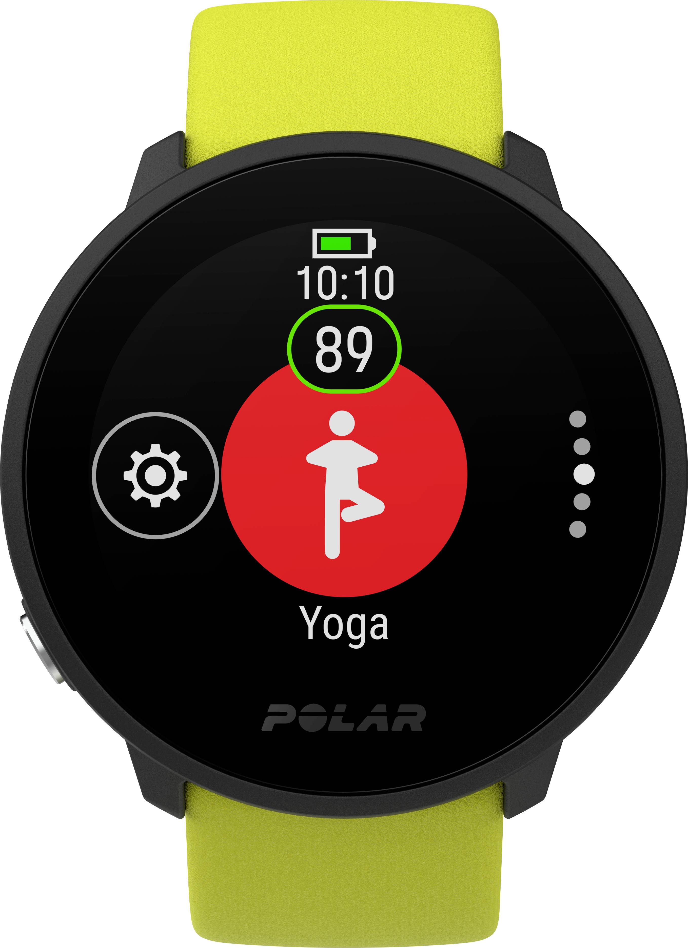 Polar Unite Montre cardio avec capteur intégré 43 mm citron vert-14