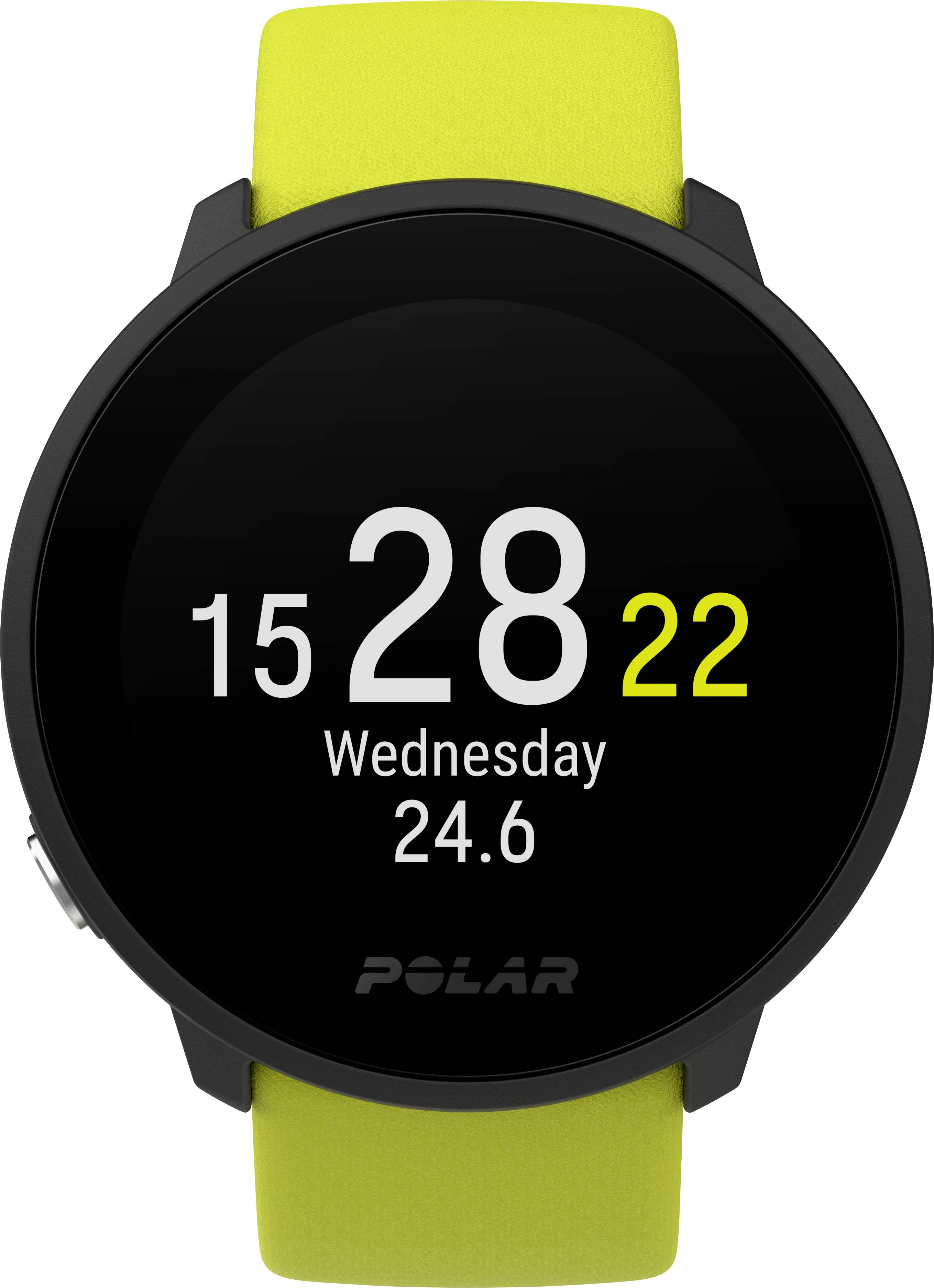 Polar Unite Montre cardio avec capteur intégré 43 mm citron vert-20
