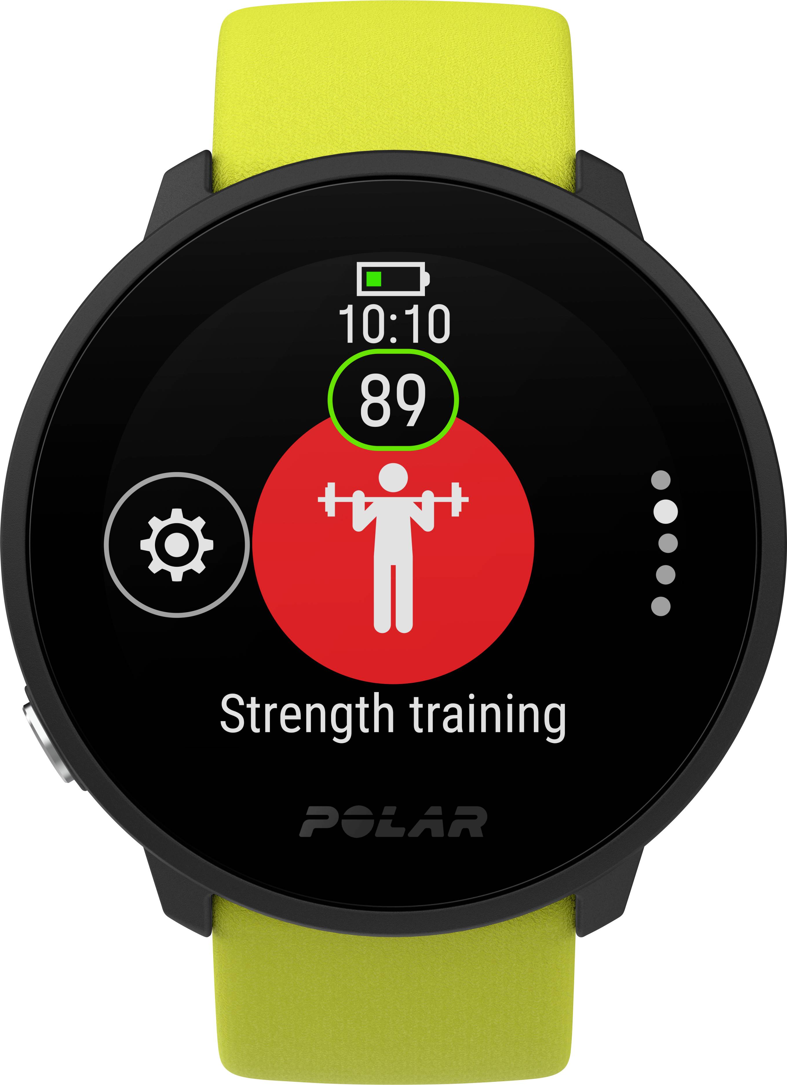 Polar Unite Montre cardio avec capteur intégré 43 mm citron vert-23