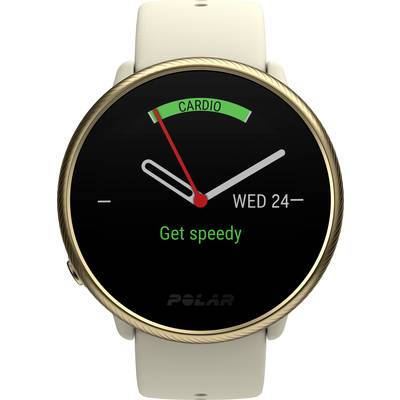 Polar Ignite Montre cardio avec capteur intégré 30 mm champagne
