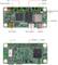 Carte électronique avec inscriptions : SoC, LPDDR4, WIFI/BT, Antenne, Micro HDMI, USB3.0 Type-C, USB OTG, Connecteur 40 broches, TF, USB Boot, eMMC.