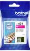 Brother Encre LC-421M d'origine magenta LC421M