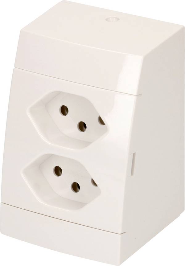 Max Hauri 161264  Prise de courant en saillie   IP20 blanc (brillant)