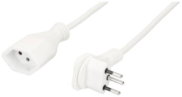 Max Hauri 162583 alimentation Rallonge   blanc 5 m H05VV-F 3G 1,0 mm²