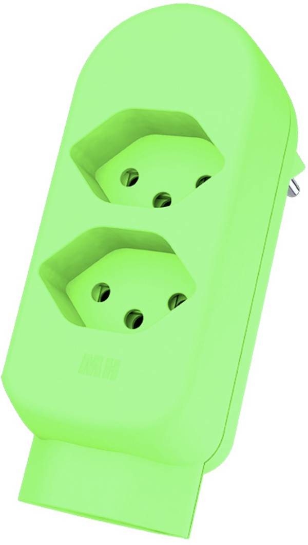 Max Hauri 161260  Bloc multiprise vert (fluorescent)