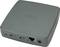 Un adaptateur réseau gris portant l'inscription 'silex technology', équipé de deux ports USB, d'un port Ethernet et d'un port d'alimentation.