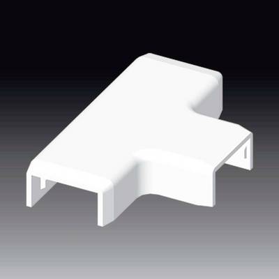 Raccord d'angle en plastique blanc en forme de L, servant de pièce de jonction dans les constructions de meubles ou de bâtiments.