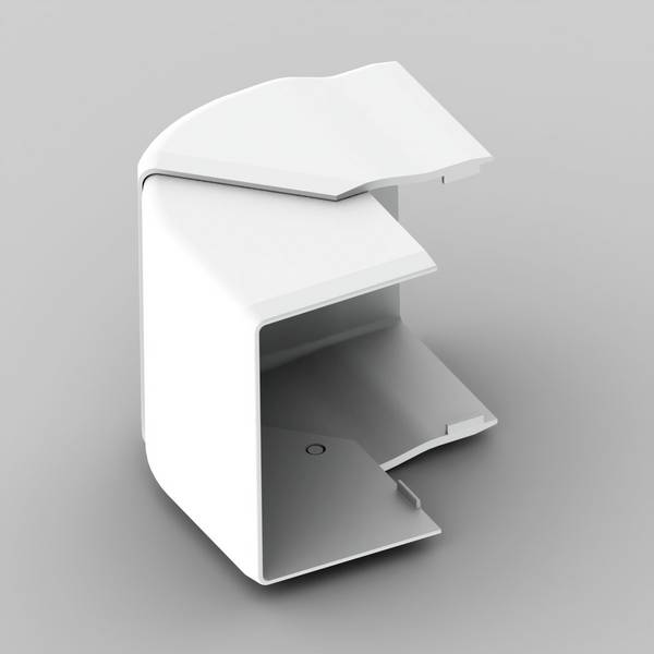 KOPOS 8656_HB Angle extérieur coin extérieur (l x H) 60 mm x 40 mm 1 pc(s) blanc