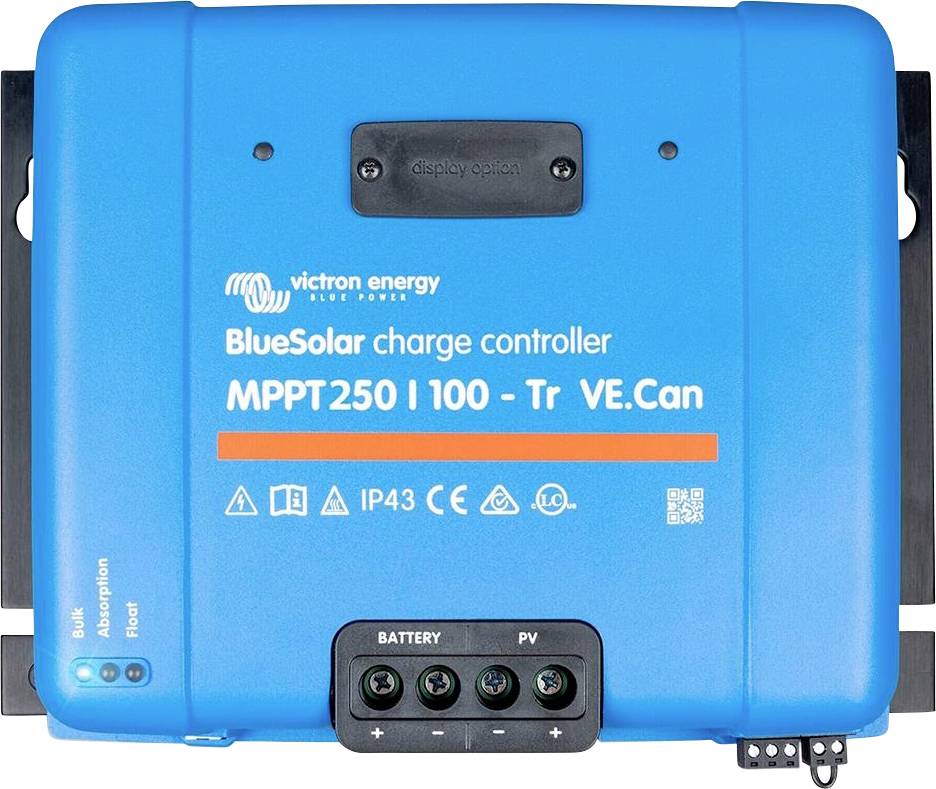 Victron Energy BlueSolar 250/100-Tr VE.Can Régulateur de charge solaire MPPT 12 V, 24 V, 48 V 250 A-0