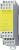 Module relais Finder 7S.16.9.024.0420, Un 24V, 6A 250V~, EN 50205 Type A, Fabriqué dans l'UE-01, C45 avec étiquette jaune et bornes.