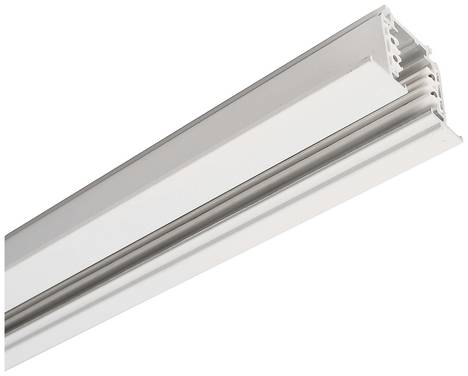 Deko Light 710069 D Line Einbaustromschiene mit Flügel 1m Elément pour système d'éclairage sur rail haute tension Rail d'alimentation triphasé blanc