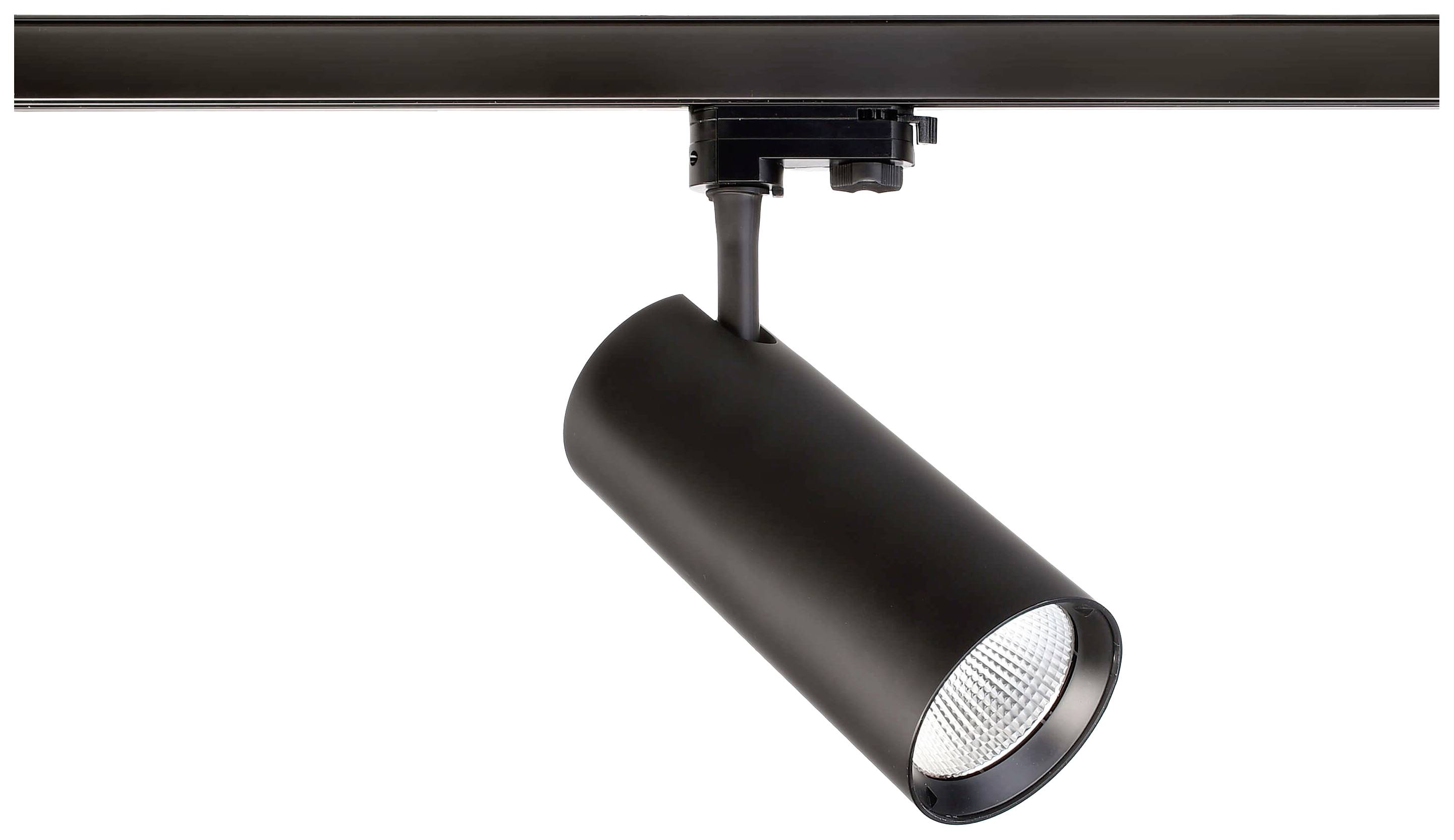 Deko Light Horus Spot LED sur rail triphasé 30 W LED CEE: F (A - G) noir-0