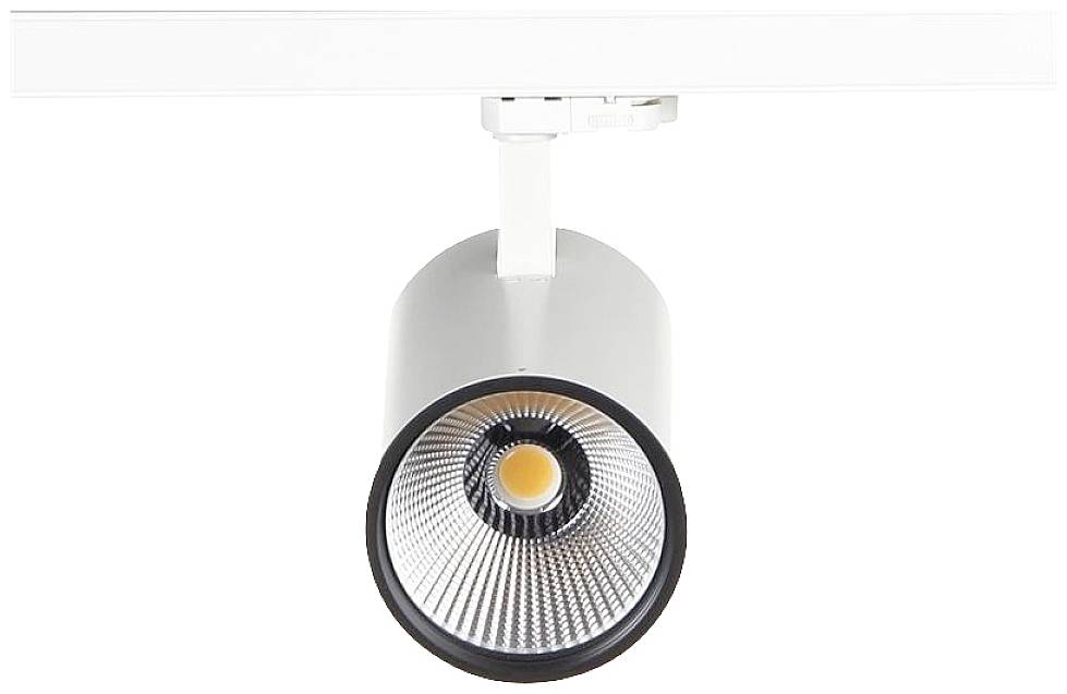 Deko Light Luna 40 Spot LED sur rail triphasé 40 W LED CEE: G (A - G) blanc-2