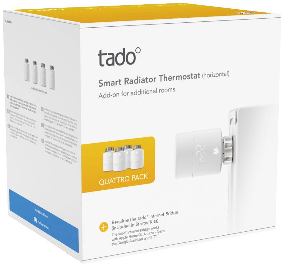 tado° Set tête thermostatique sans fil jeu de 4-1