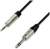 Câble de raccordement Adam Hall K4BVW0150 Jack audio [1x Jack mâle 3.5 mm - 1x Jack mâle 6,3 mm (stéréo)] 1.50 m noir