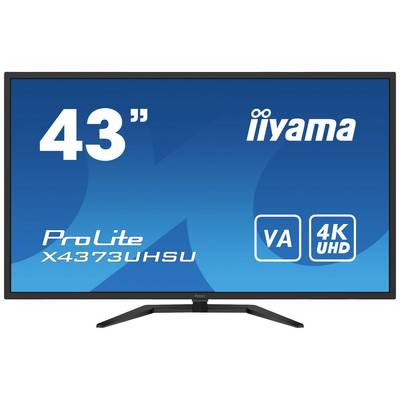 Moniteur iiyama ProLite X4373UHSU, 43 pouces, écran 4K UHD, panneau VA.